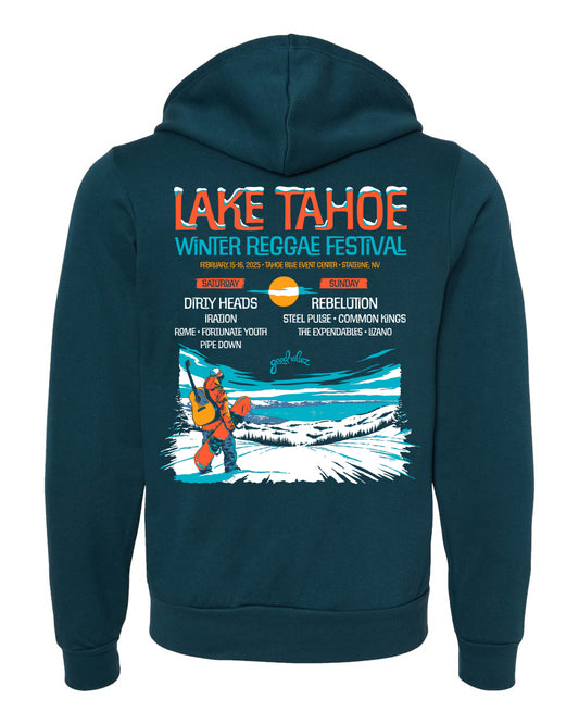 LTRF Winter 25' Lineup Zip Hoodie (Deep Turquoise)