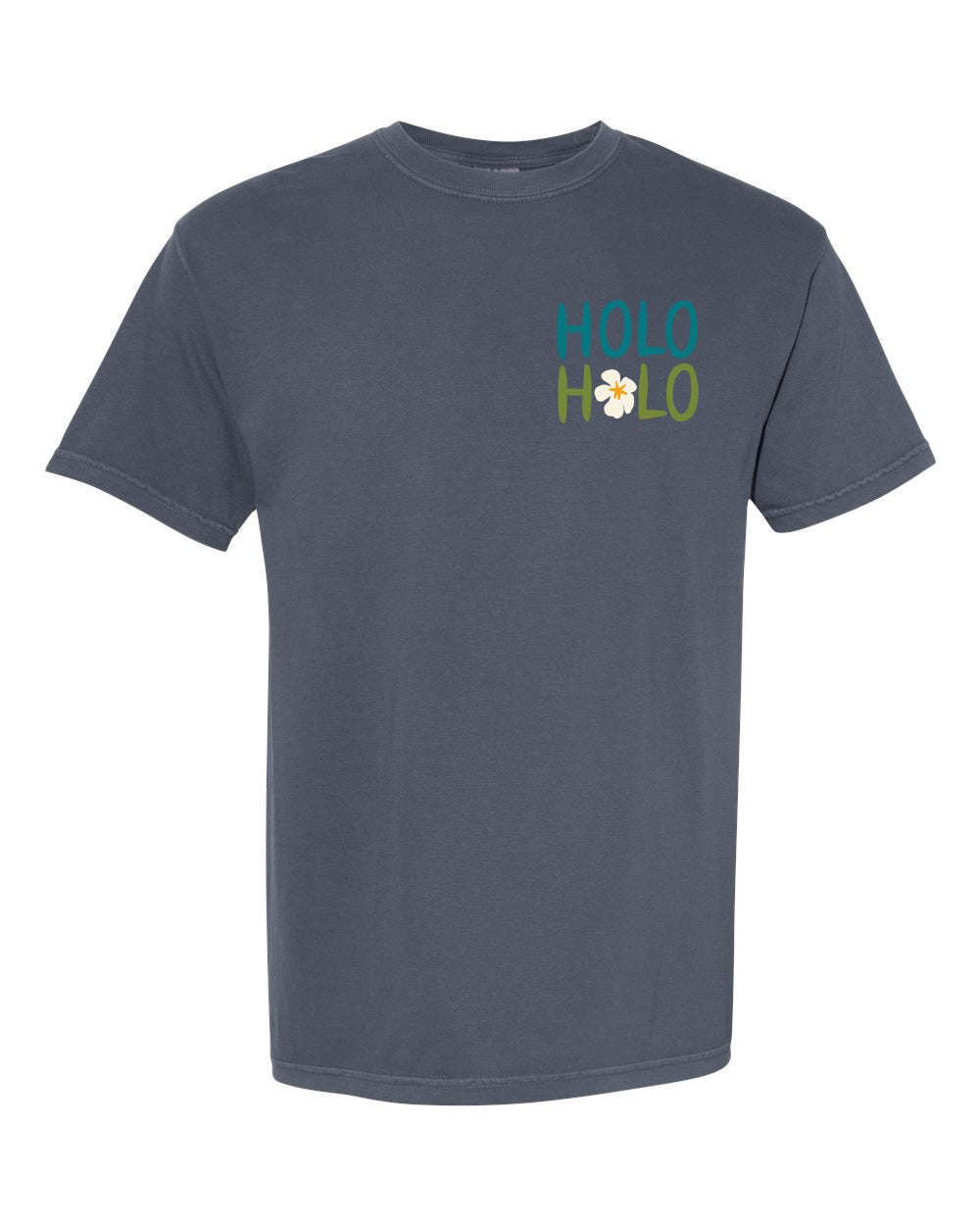 Holo Holo Plumeria Tee (Charcoal)