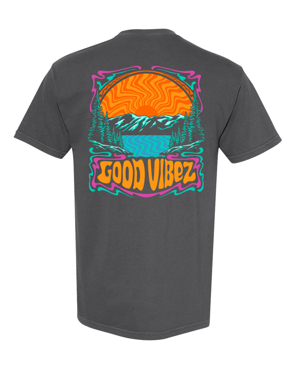 Good Vibez Sunshine Mountain Tee (Vintage Black)