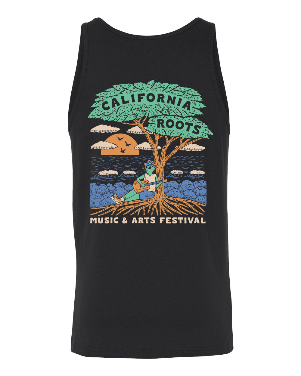 Cali Roots Alien Tank (Black)