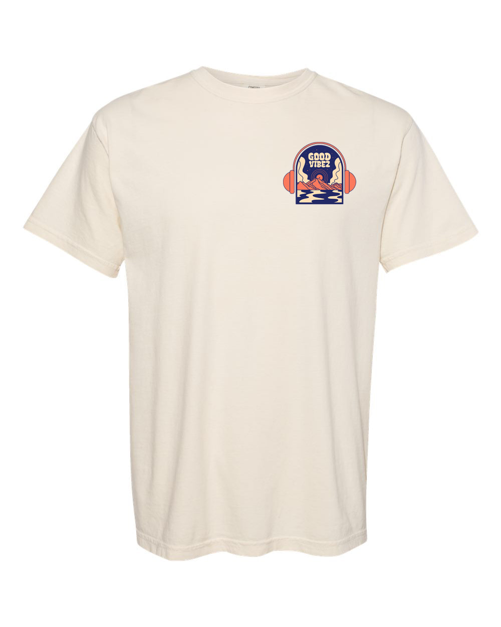 Good Vibez Music Mountain Tee (Cream)