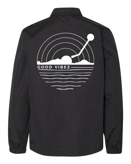 Good Vibez Record Sunset Coaches Jacket (Black)