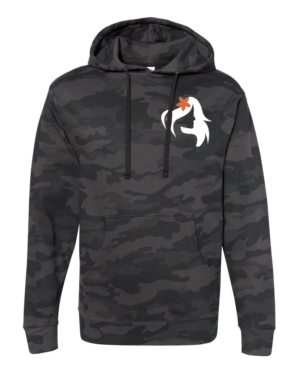 Good Vibez Silhouette Hoodie (Black Camo)