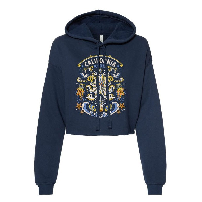 2024 Cali Roots Octopus Crop Hoodie