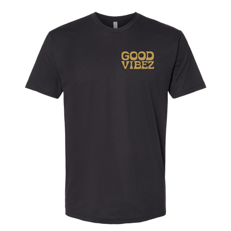 Good Vibez Headphone Tree Tee (Vintage Black)