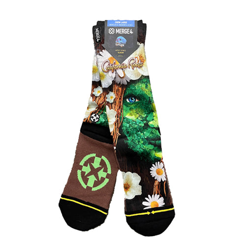 Cali Roots Merge 4/Slogan Wyldside Goddess Socks