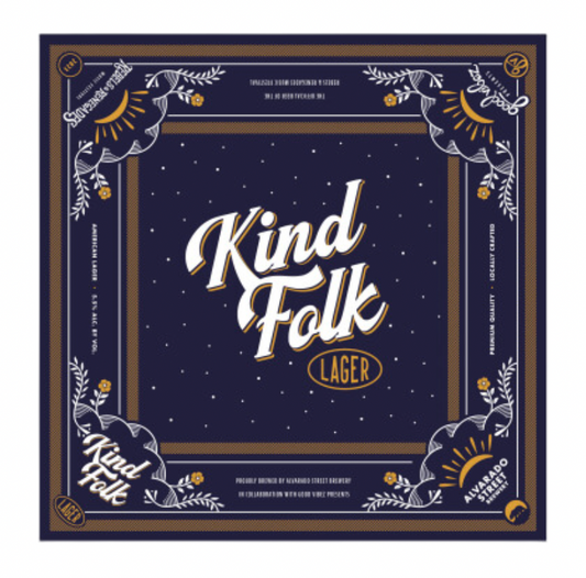 Kind Folk Beer/Alvarado Brewery X Rebels Bandana