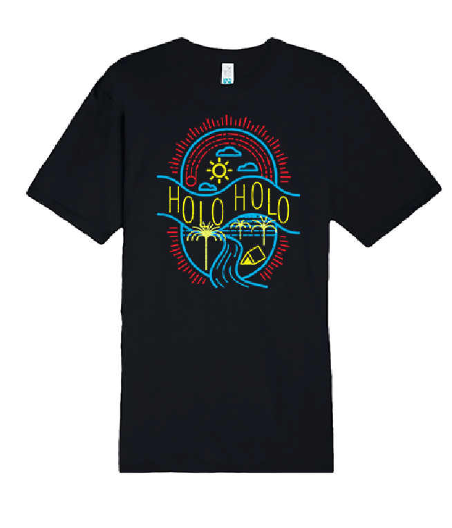 Holo Holo Retro Logo Tee (Black)