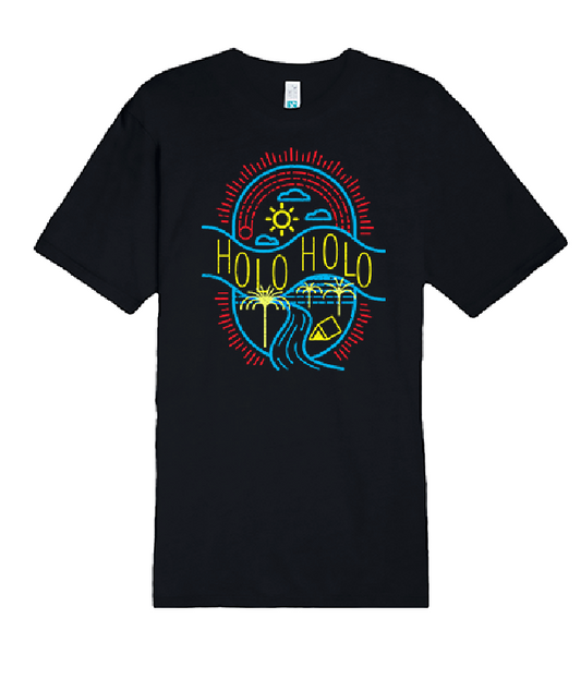 Holo Holo Retro Logo Tee (Black)