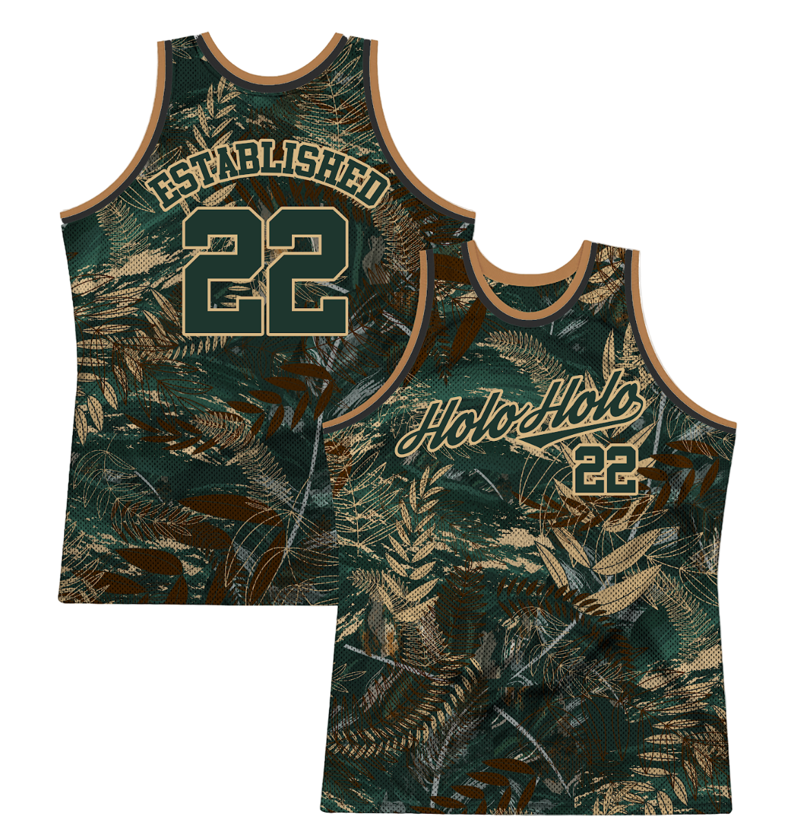 Holo Holo Est 2022 Jersey (Green Camo)