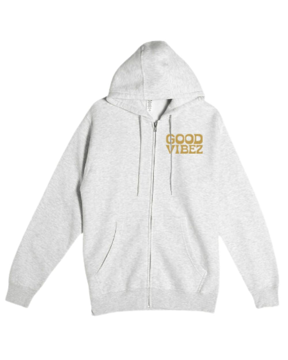 Good Vibez Headphone Tree Zip-Up (Heather Oatmeal)