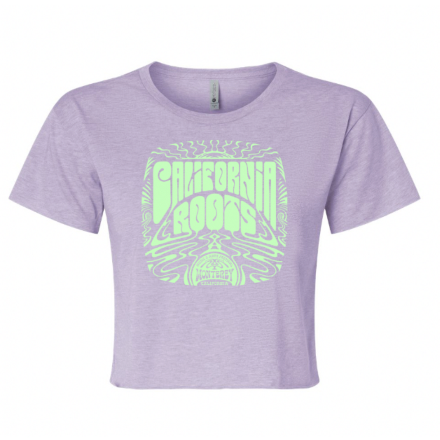 Cali Roots Psychedelic Crop Tee