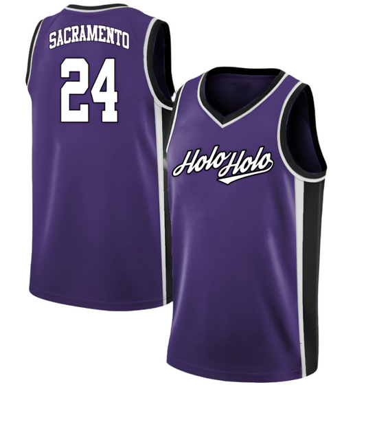 Holo Holo Sac 24' Kings Style Jersey (Purple)