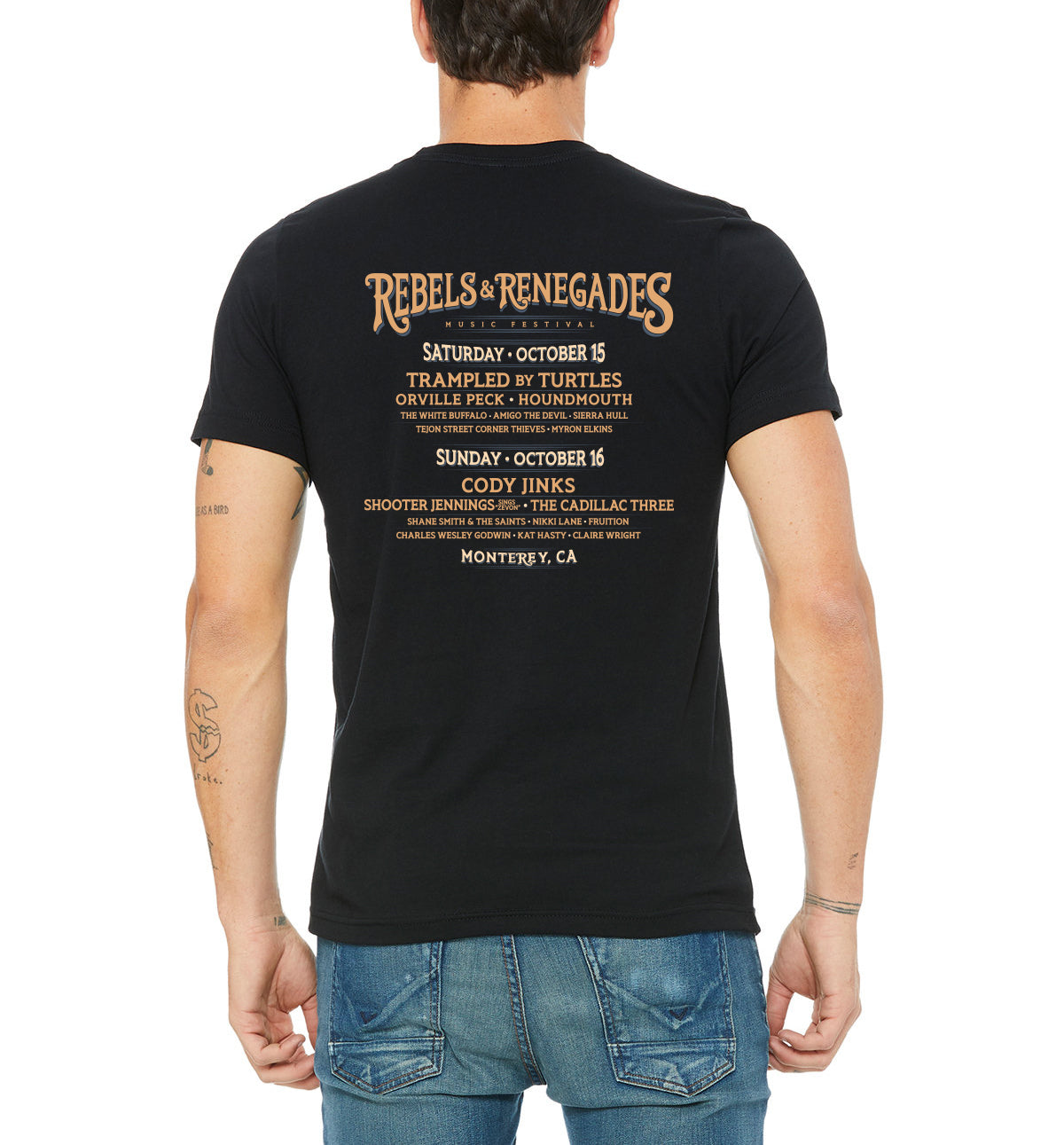 R&R 2022 Line Up Tee (Black)