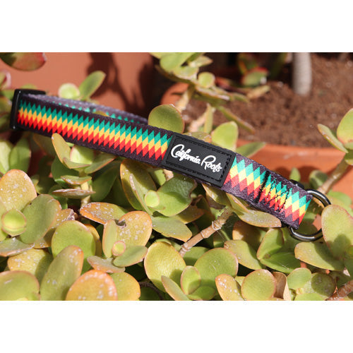 Cali Roots Rasta Diamond Dog Collars