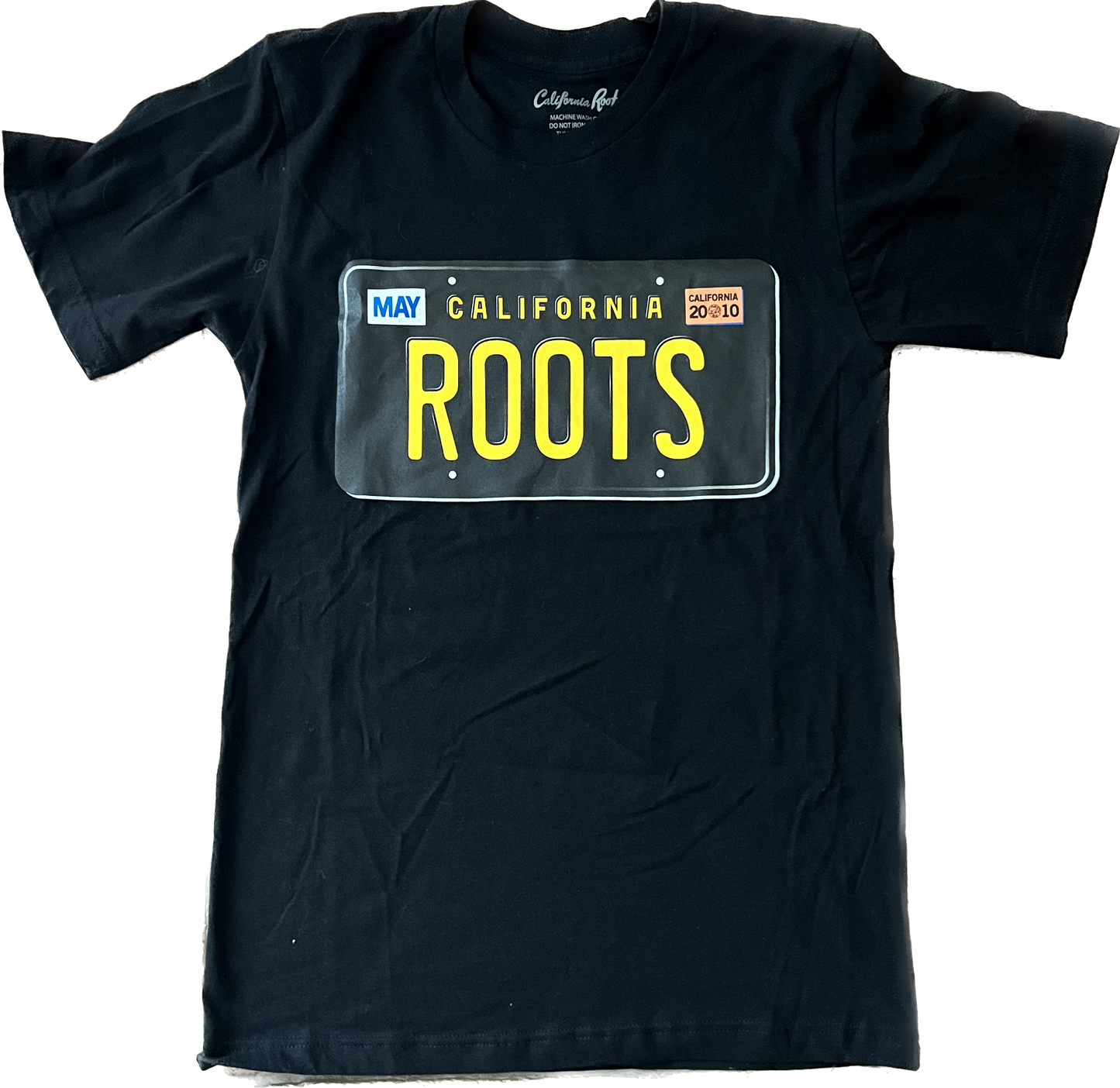 Cali Roots License Plate Tee (Black)