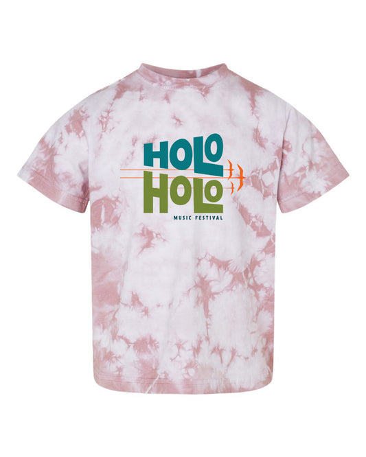 Holo Holo Crystal Wash Toddler Tee (Pink)