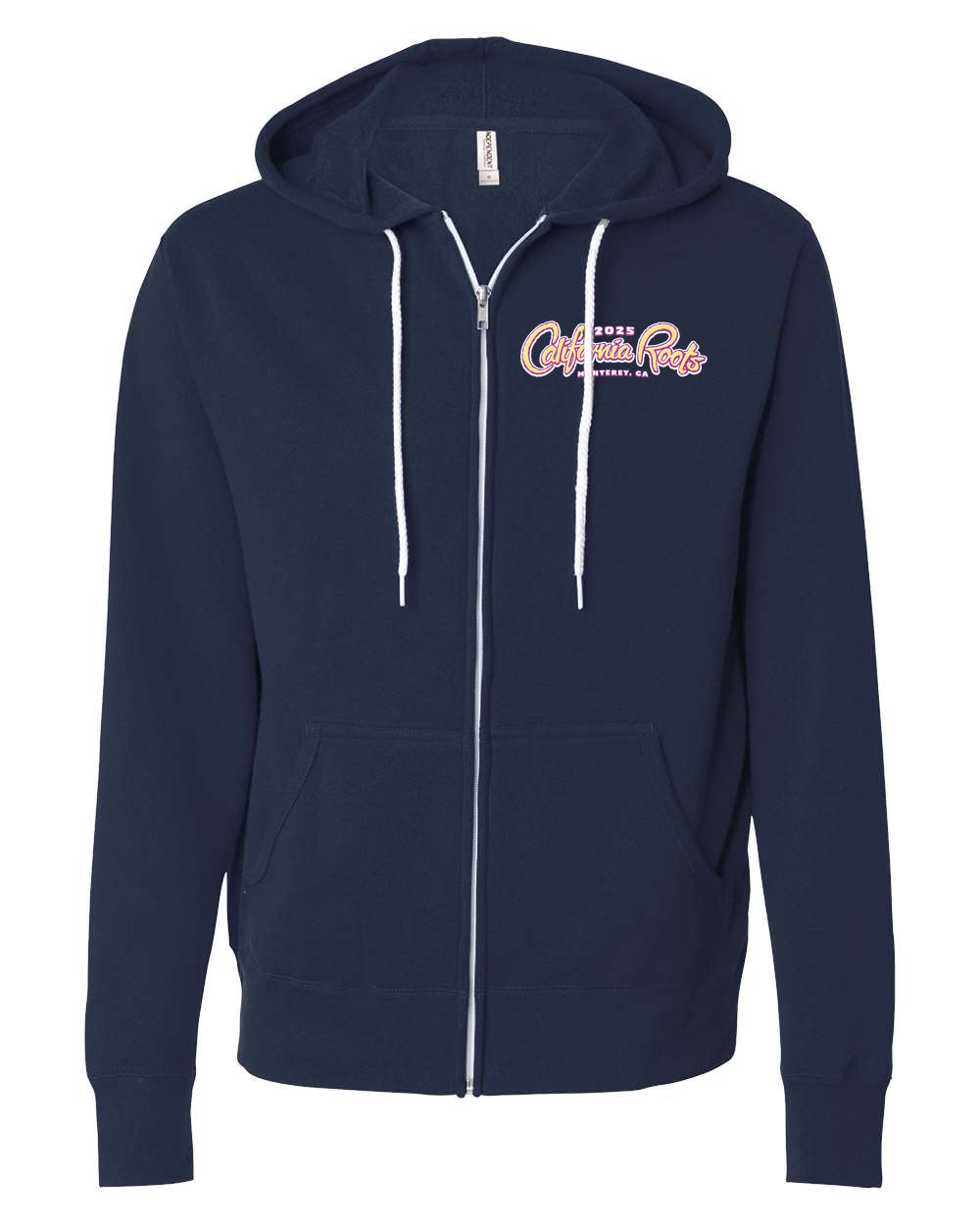 Cali Roots '25 Line-Up Zip Hoodie (Navy) [LARGE AND XL ONLY]