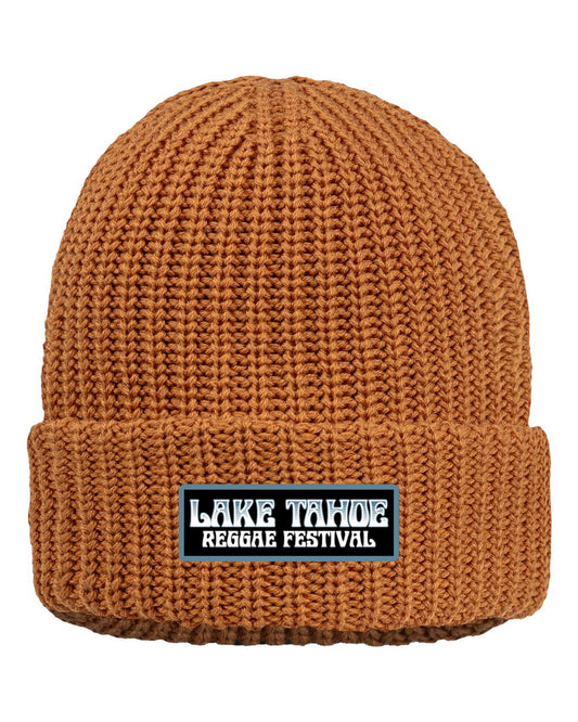 LTRF Waffle Knit Beanie - Brown