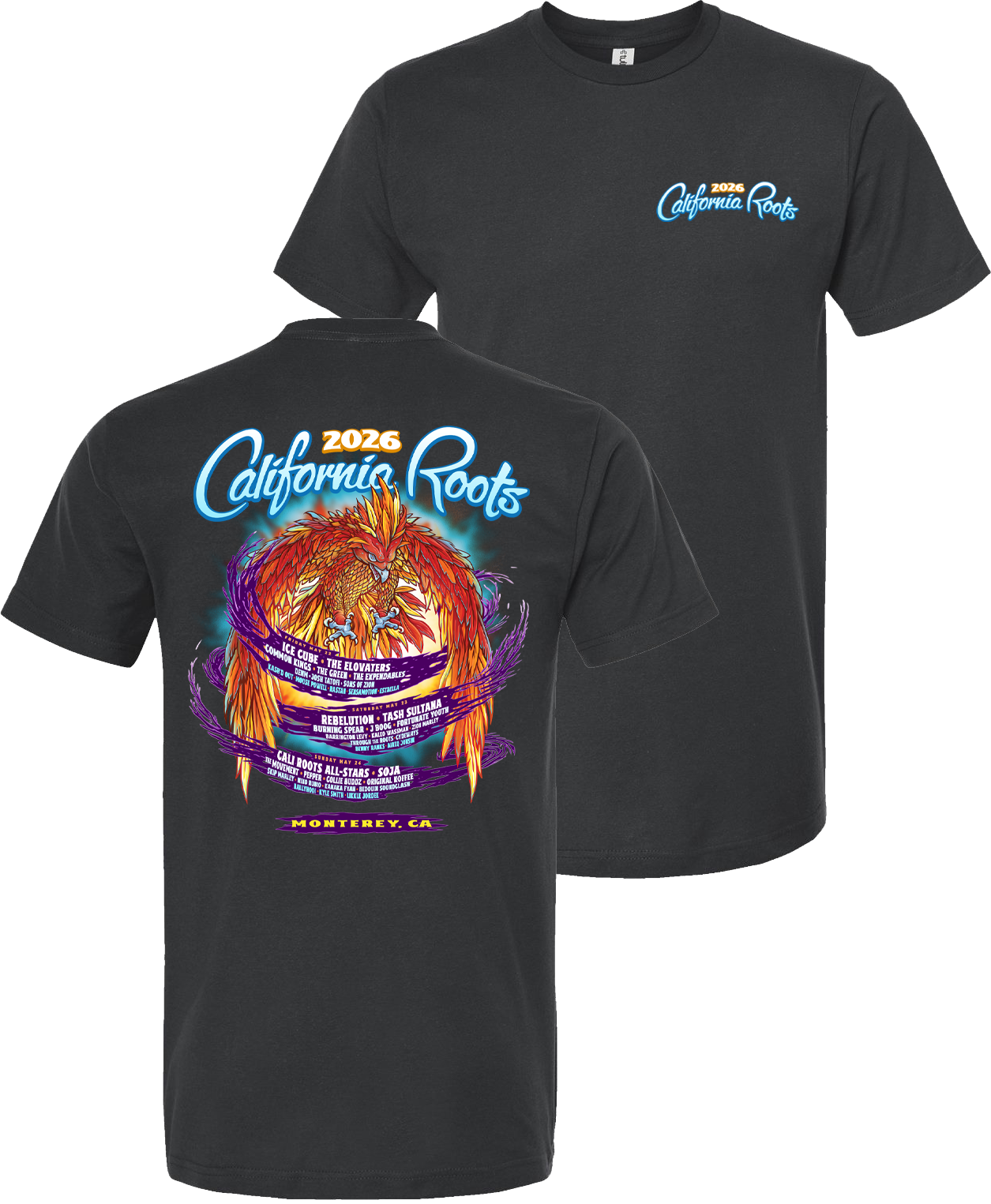 Cali Roots 2026 Lineup Tee [2 Color Options]