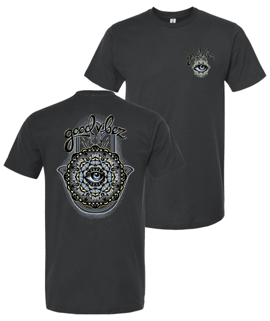 Good Vibez Eye Tee (Charcoal)
