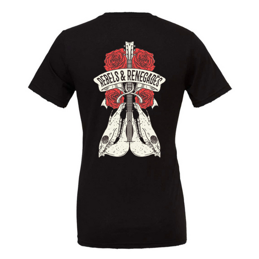 Horse Skull Guitar Tee (Black)