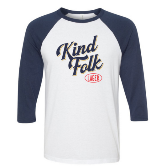 Kind Folk Beer/Alvarado Brewery X Rebels Raglan Tee