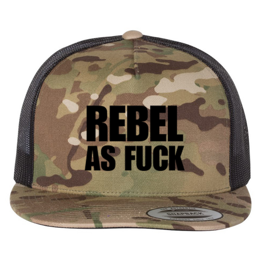 Rebel As Fuck Trucker Hat