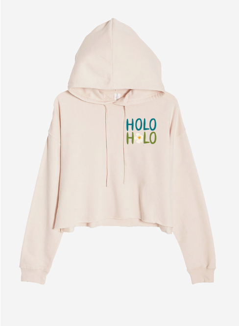 Holo Holo Crop Hoodie