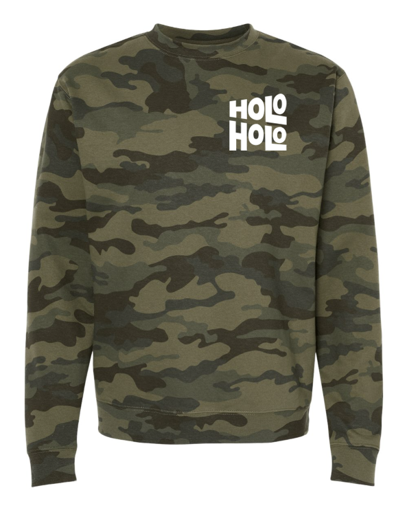 Holo Holo Camo Crewneck Sweatshirt