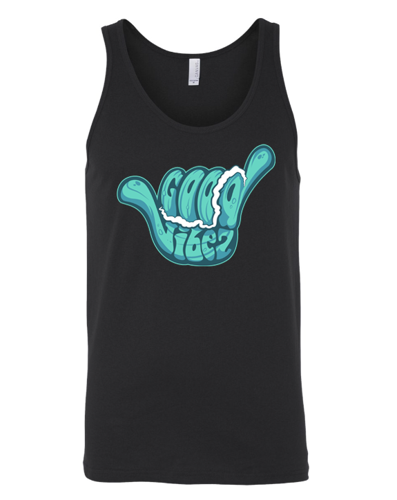 Good Vibez Shaka Tank (Black)