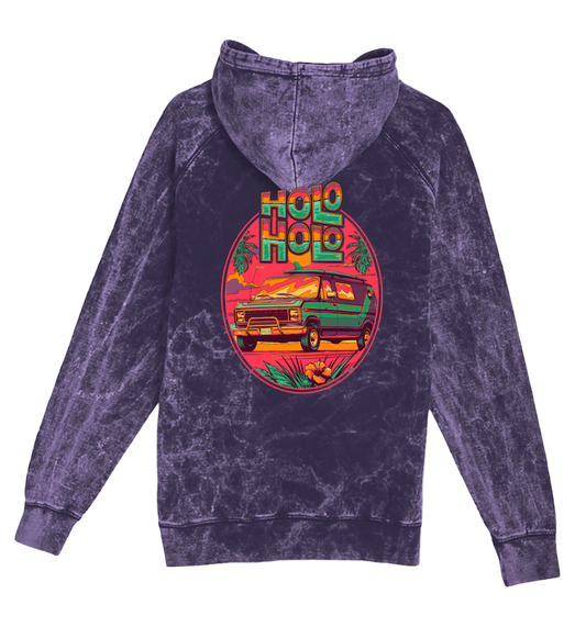 Holo Holo San Jose ‘25 Event Pullover Hoodie (Purple Acid Wash)
