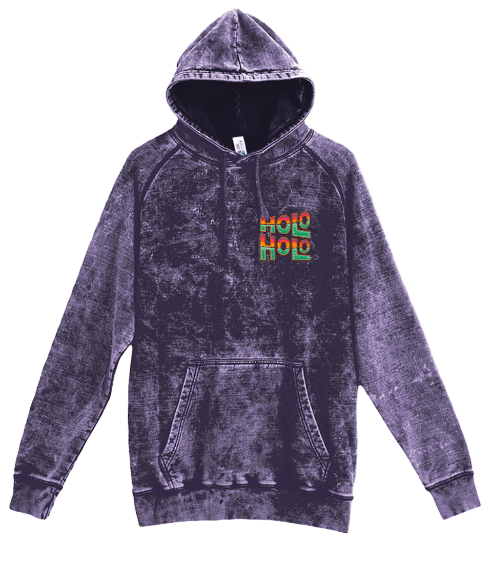 Holo Holo San Jose ‘25 Event Pullover Hoodie (Purple Acid Wash)