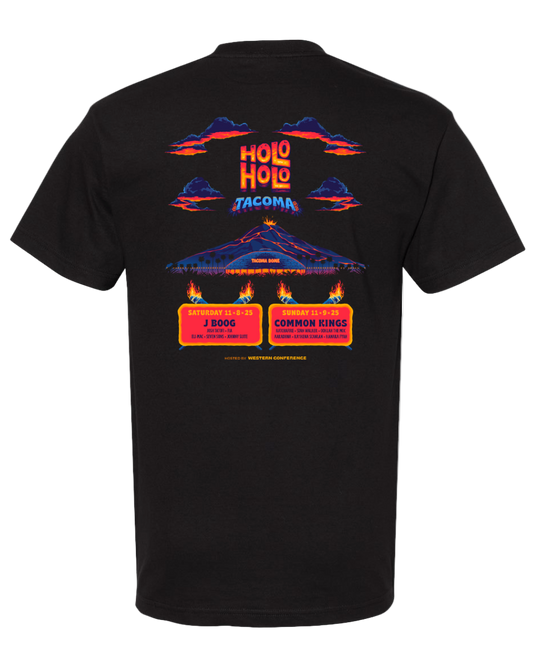 Holo Holo Tacoma 2025 Lineup Tee (Black)