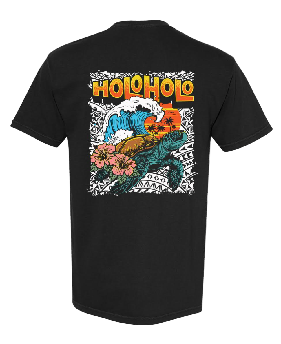 Holo Holo Turtle Tee (Black)