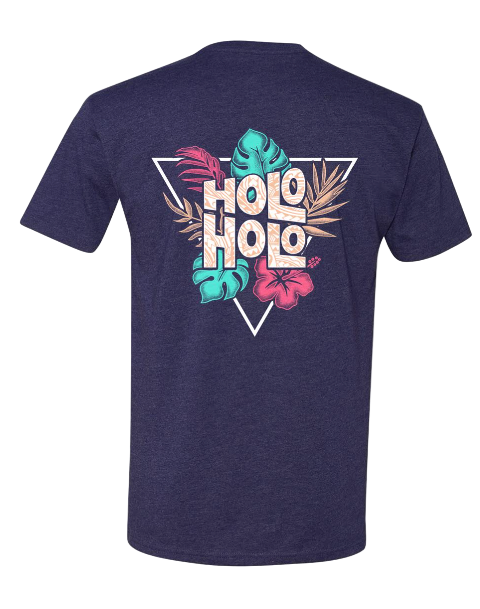 Holo Holo Triangle Tee (Heather Purple)