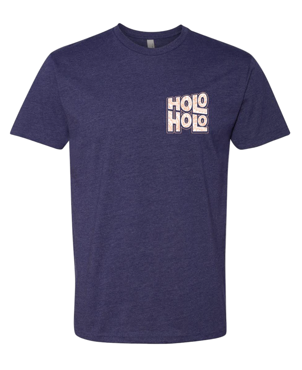 Holo Holo Triangle Tee (Heather Purple)