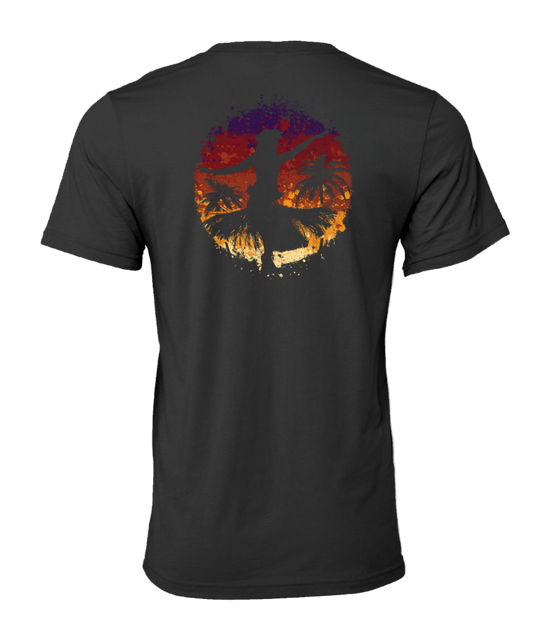 Holo Holo Hula Sunset Tee (Black)