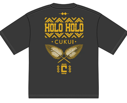 Holo Holo x Cukui Collab Tee (Vintage Black)