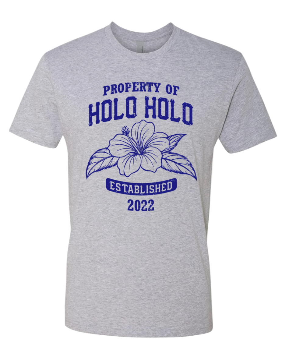 Holo Holo Property of Men's Tee (Heather Gray)