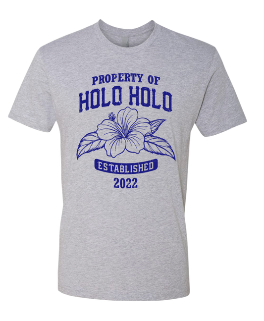 Holo Holo Property of Men's Tee (Heather Gray)