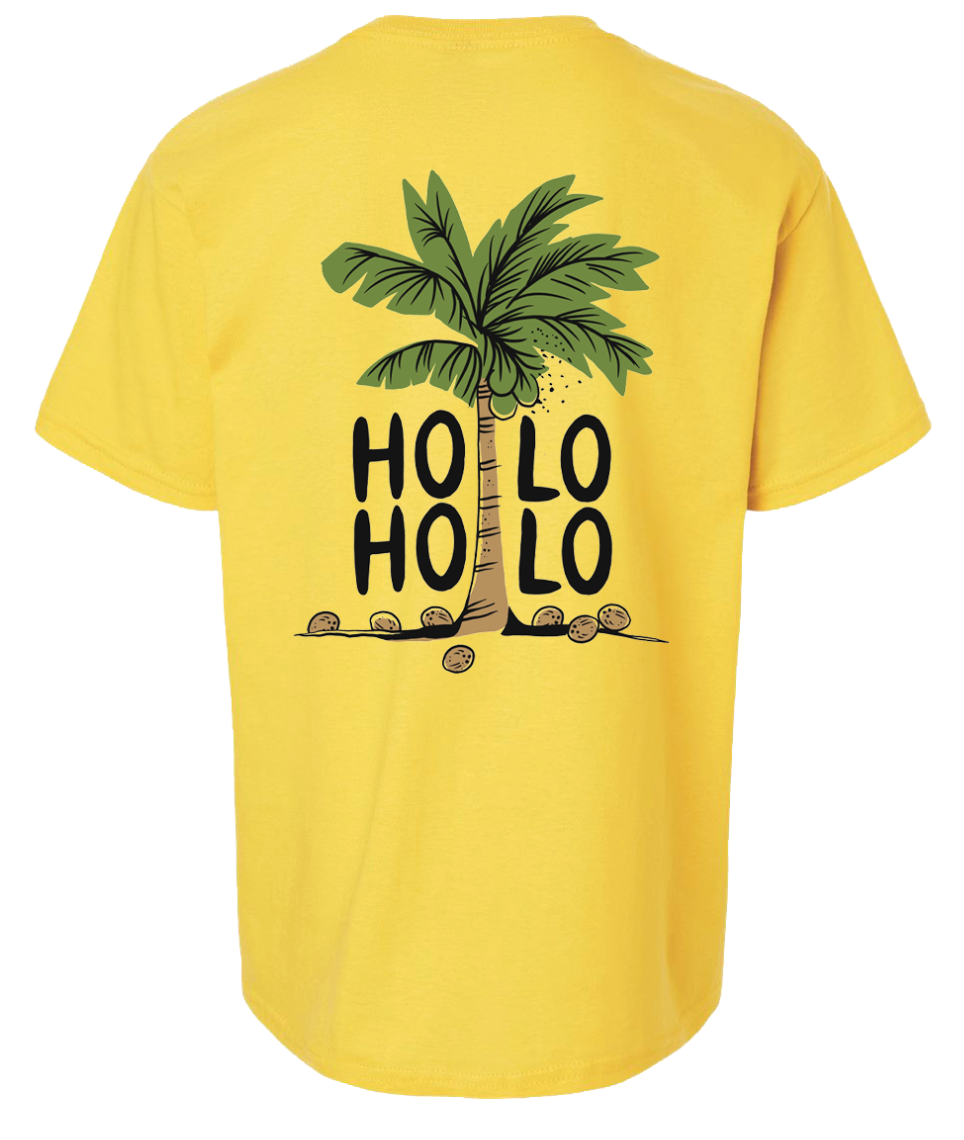 Holo Holo Kids Youth Coconut Tee (Yellow)