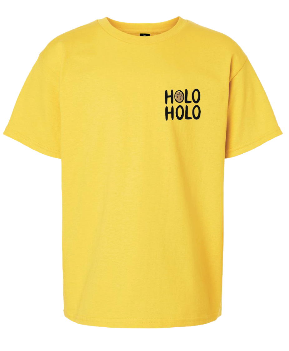 Holo Holo Kids Youth Coconut Tee (Yellow)