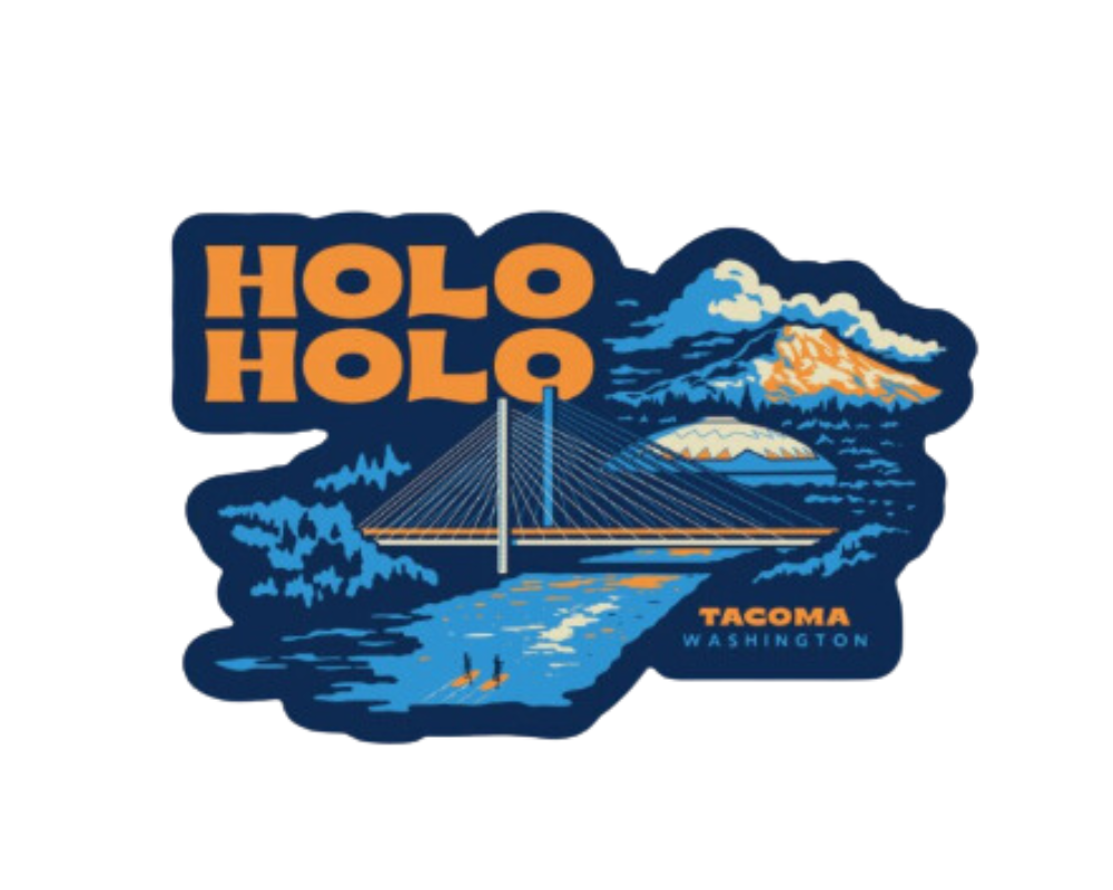 Holo Holo Tacoma Sticker