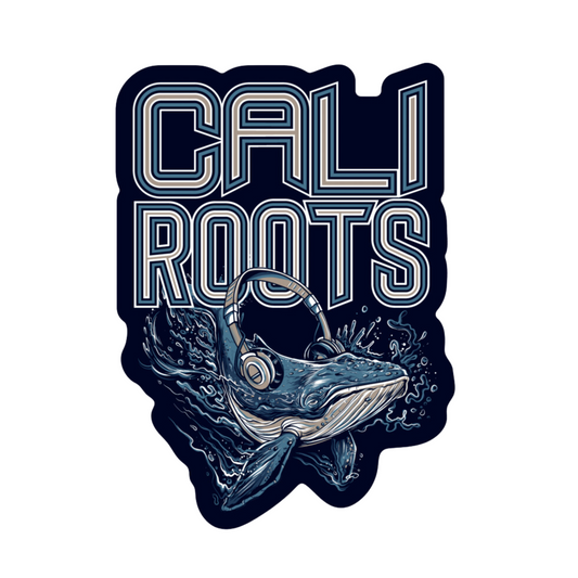 Cali Roots Whalephones Sticker