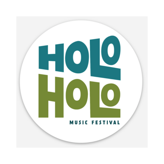 Holo Holo Circular Festival Sticker