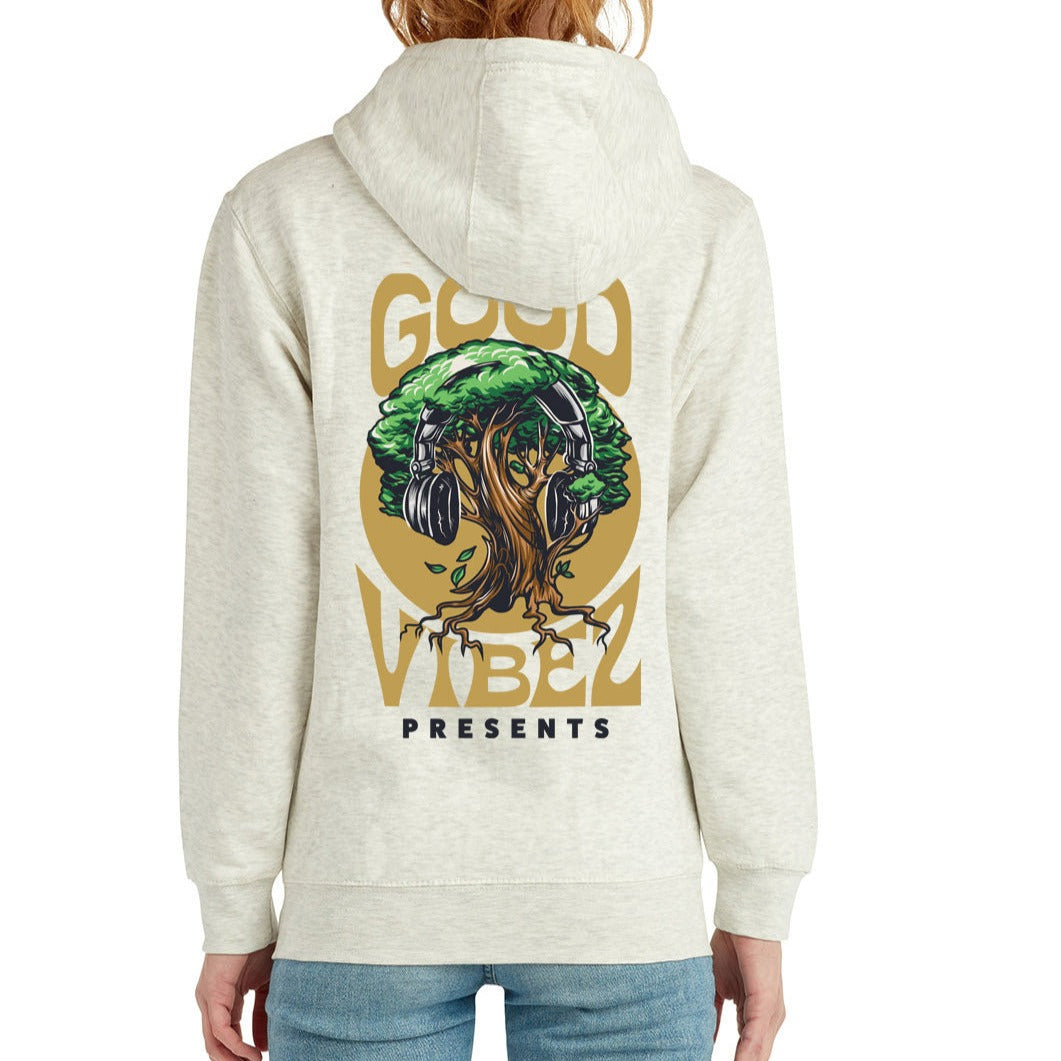 Good Vibez Headphone Tree Zip-Up (Heather Gray)