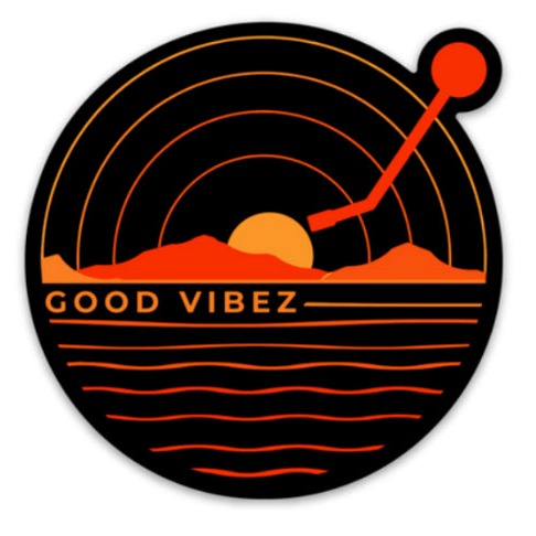 Good Vibez Record Sticker