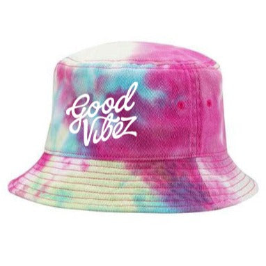 Good Vibez Tie Dye Bucket Hat
