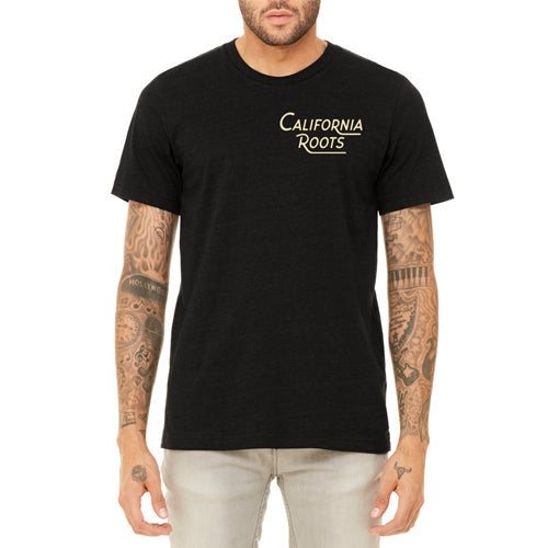 Cali Roots 2022 Cypress Tree Tee (Black) [SMALL AND MEDIUM ONLY]